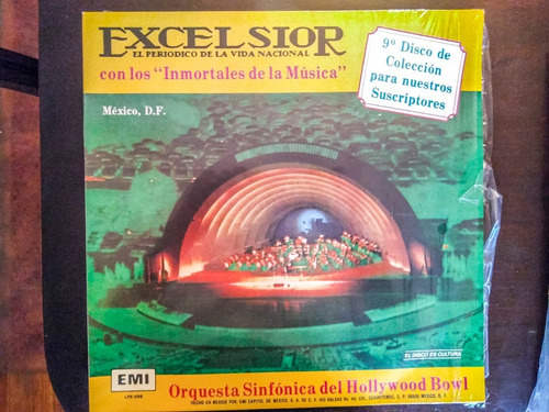 Lp 33 Excelsior 9o Disco De Colección Periódico Excelsior