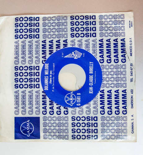  Disco Vinyl 45 Rpm: Jean-claude Borelly - Dolannes Melody