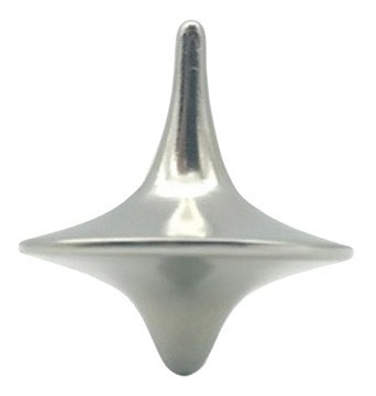 Pirinola Metalica Con Bolsa De Terciopelo