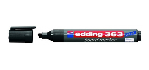 Marcador Para Tablero Recargable E-363 Color Negro Edding