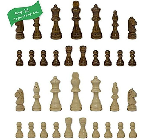Staunton Chess Pieces Por Growupsmart Con Extra Queens De T