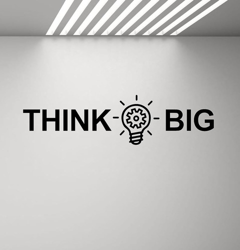 Think Big Quote - Calcomanías De Pared De Vinilo Ofici...