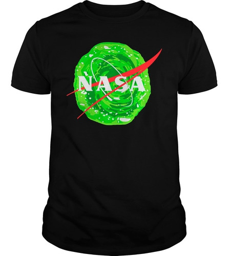 Playera Camiseta Nasa Portal Verde Morty C/ Envio + Regalo