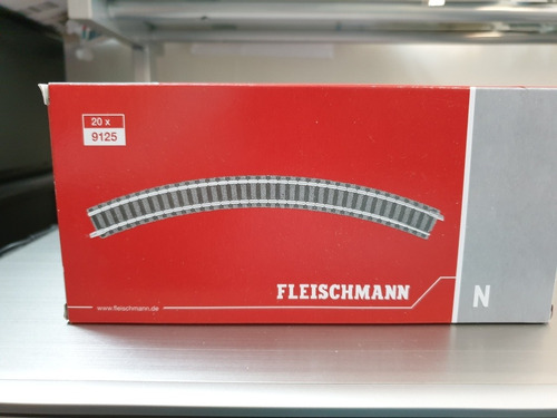 Vìas Fleischmann Escala N 9125 R2 45 Grados.