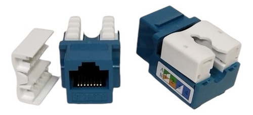 Conector Red Utp Jack Coupler Rj45 Cat-6e Cajetin Cat6
