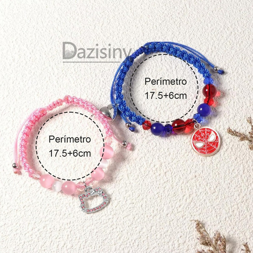 T 2 Peças De Pulseiras De Casal/amizade Para Homens E