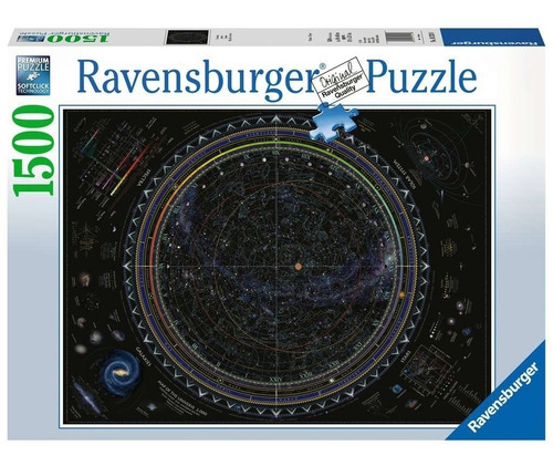 Mapa Universo Sistema Solar Rompecabezas 1500p Ravensburger