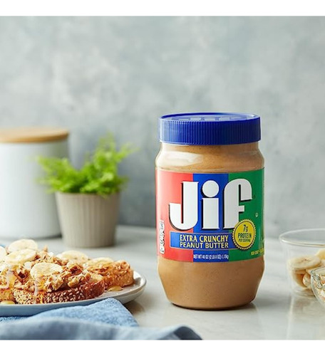 Jif Extra Crunchy Crema De Cacahuate 1.13kg Importado