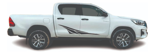 Adhesivos Laterales Para Toyota Hilux Modelo 2012-2021