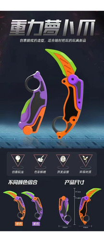 Nuevo Cuchillo De Garra Magnético Impreso En 3d De 10 Piezas