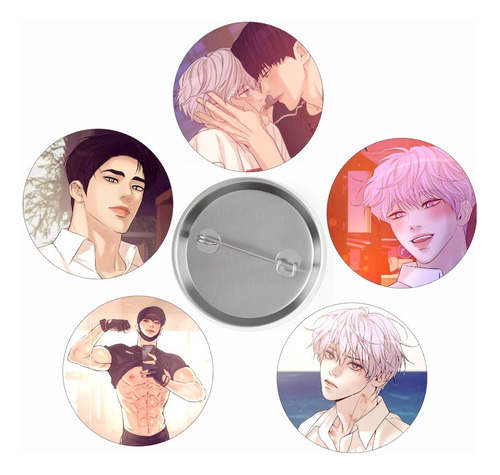 Pack 5 Chapitas Grandes : Shell Boy Manhwa