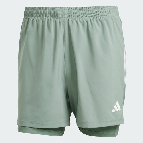 Shorts adidas Correr Own The Run 2-in-1 Hombre Verde Jm5402