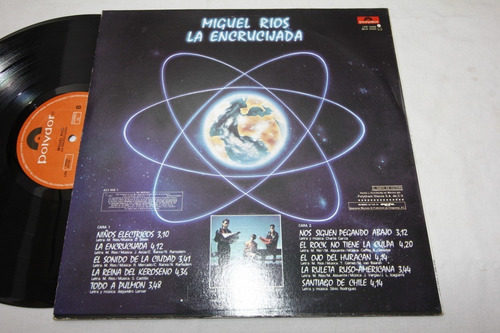 Vinilo Miguel Ríos La Encrucijada 1984 México Charly García (Usado)