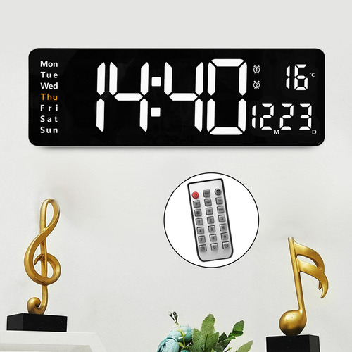 Reloj De Pared Digital Escritorio Función De