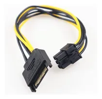 Comprar Aajyam 15-pin Sata Power Hembra Tarjeta Video 6-pin Pcie To