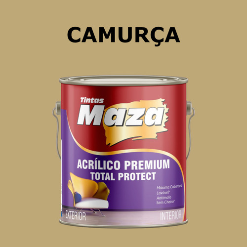 Tinta Acrílica Para Parede Externa Interna 3,6l Cor Camurça