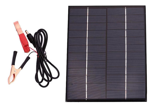 Imagen 10 de 10 de Clip De Batería Del Kit Del Panel Solar De 5.5w Para El
