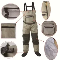 Comprar Waders Respirables Con Calcetines De Neoprene 4 Mm.