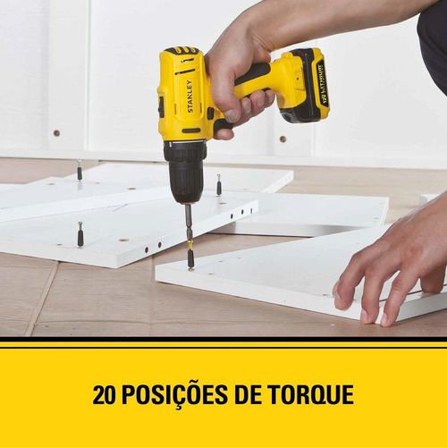 Parafusadeira/furadeira Impac. 12v 1 Bat. Sch121s1k Stanley