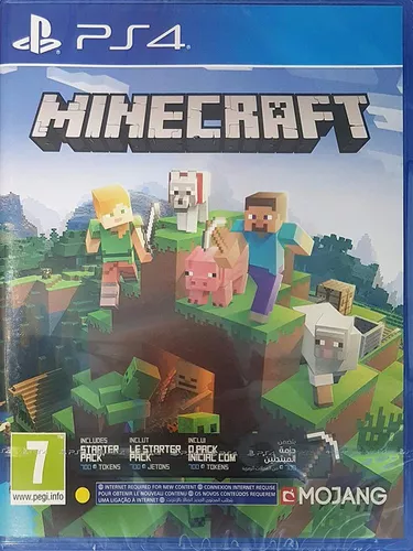 Jogo Minecraft Starter Collection Ps4 Físico Português