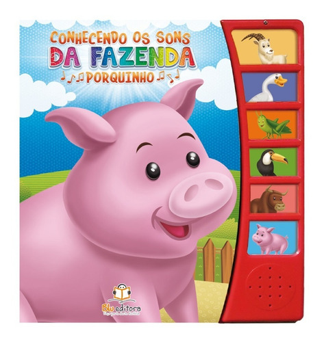 Imagem 3 de 5 de Coleção Conhecendo Os Sons Da Fazenda 4 Livros Infantis