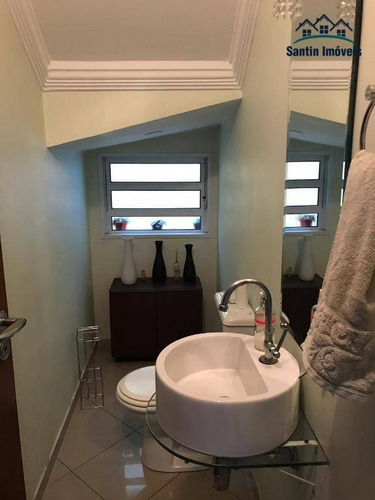 Imagem 8 de 19 de Sobrado De 202 M² Com 03 Dormitórios (sendo Uma Suíte Master Com Banheira Hidromassagem), À Venda Por R$ 920.000- Paulicéia- São Bernardo Do Campo/sp - So0256