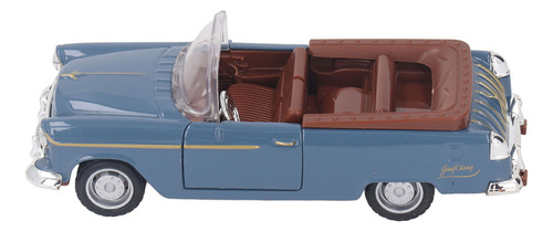 . Coche Azul Con Batería Modelo 1:32 Convertible Deportivo
