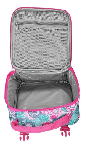 Mochila Con Lonchera Para Niña J World Mini Organizadores Color Rosa Diseño de la tela SQ-0800611PK2