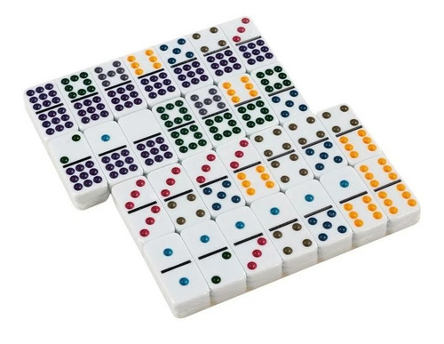 Domino De 55 Piezas En Cajita De Lata-micromaster