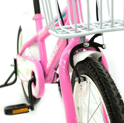 Imagen 4 de 7 de Bicicleta Para Niña Randers Color Rosa Rodado 16