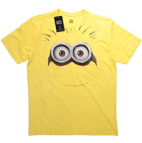 Camisa Minions Infantil Camiseta Face Infantil Original