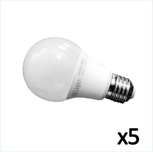 Bombillos Led 7w E27 Luz Blanco Frío 6500k Multivoltaje