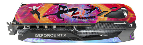 Zotac Gaming Geforce Rtx 4070 Amp Airo Spider-man: Paquete De Tarjetas Gráficas Inspiradas En El Versículo Araña, Zt-d40700f-10smp