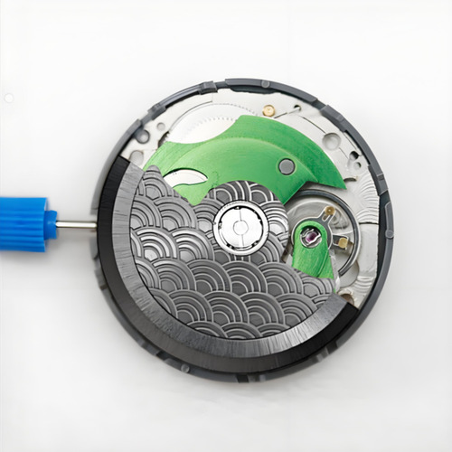 Movimiento De Reloj Mecánico Automático, Negro