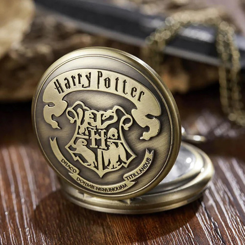 Reloj Collar Escudo Hogwarts M2 Harry Potter De Colección