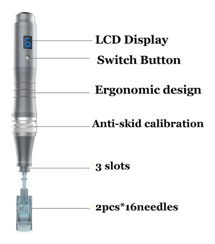Imagen 4 de 8 de Oferta! Dermapen Dr Pen M8 2 Cartuchos Gratis Mym Dr.pen