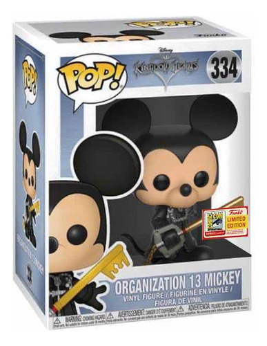 Funko Pop Organization 13 Mickey # 334 Sdcc 2018