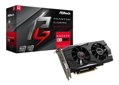 Tarjeta de video AMD ASRock  Phantom Gaming D Radeon RX 500 Series RX 570 PHANTOM GDR RX570 4G 4GB