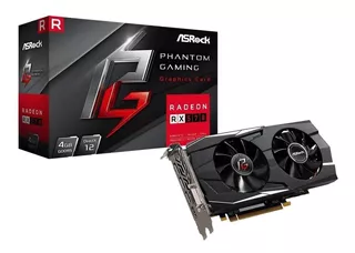 Tarjeta de video AMD ASRock Phantom Gaming D Radeon RX 500 Series RX 570 PHANTOM GDR RX570 4G 4GB