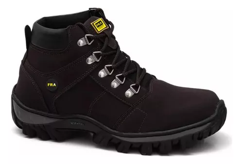 Bota Coturno Caterpillar Adventure Couro Legítimo + Palmilhas Gel. Unissex.  (34, Amarelo) : : Moda