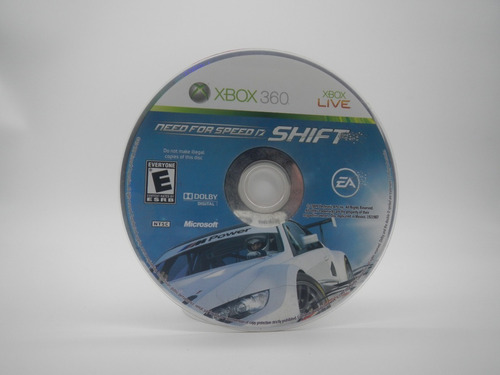 Need For Speed Shift Xbox 360 Gamers Code*
