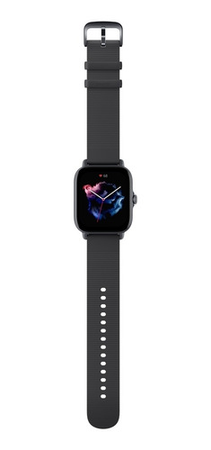 Smartwatch Amazfit GTS 3 1.75" caja de aleación de aluminio graphite black, malla graphite black de silicona
