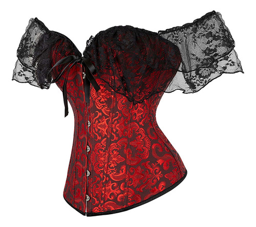 Corsés Cómodos Para Mujer Overbust Corset Bustier Linger