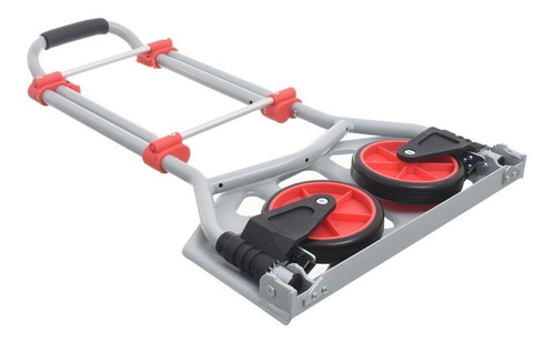 Imagen 3 de 4 de Carro Carretilla Zorra Acero Plegable 70 Kg Practica Calidad