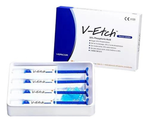 Ácido Grabador V-etch Al 35% Solución Viscosa Vericom Dental
