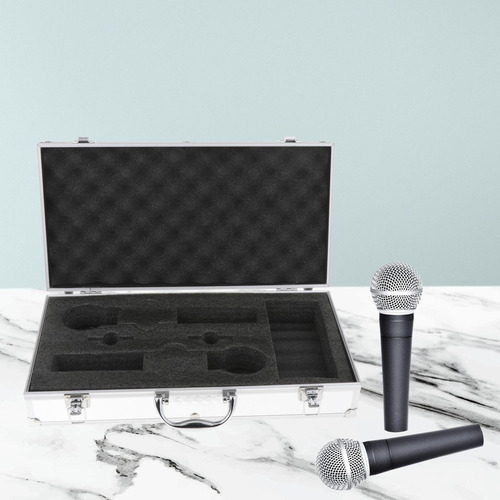 Estuche De Micrófono Caja De Almacenamiento De Micrófono