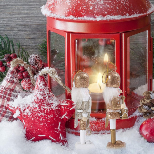 Árbol De Navidad Con Decoración De Cascanueces, 5 Unidades