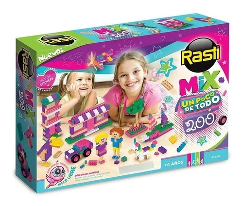 Rasti Mix 200 Piezas Chicas Ladrillos Bloques Original @ Mca