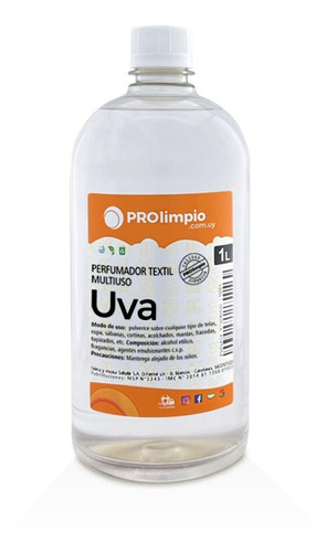 Perfumador Líquido Para Telas De Uva 1lt - Prolimpio