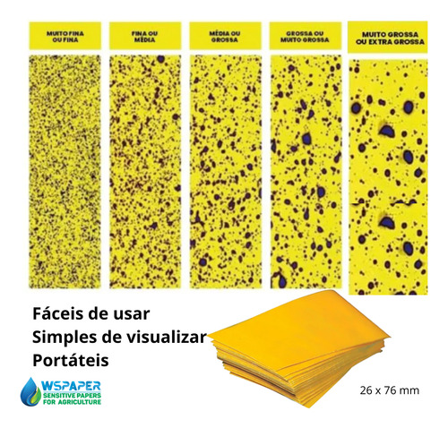 Kit Papel Sensível A Água Hidrossensível 2 Pacotes C 25 Unid